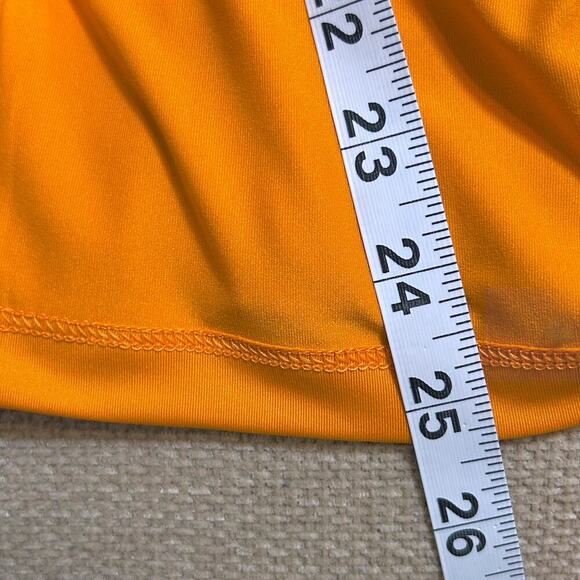 Tommy Bahama GOLF 1/4 Zip Orange Sleeveless Polo White Collar Large - Picture 8 of 8